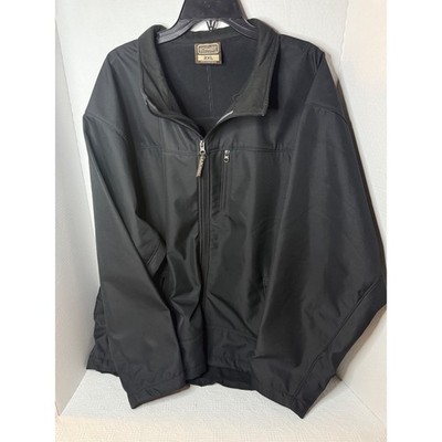 Schmidt Workwear Mens 2XL Black Jacket Full Zip Pockets Fleece Lined