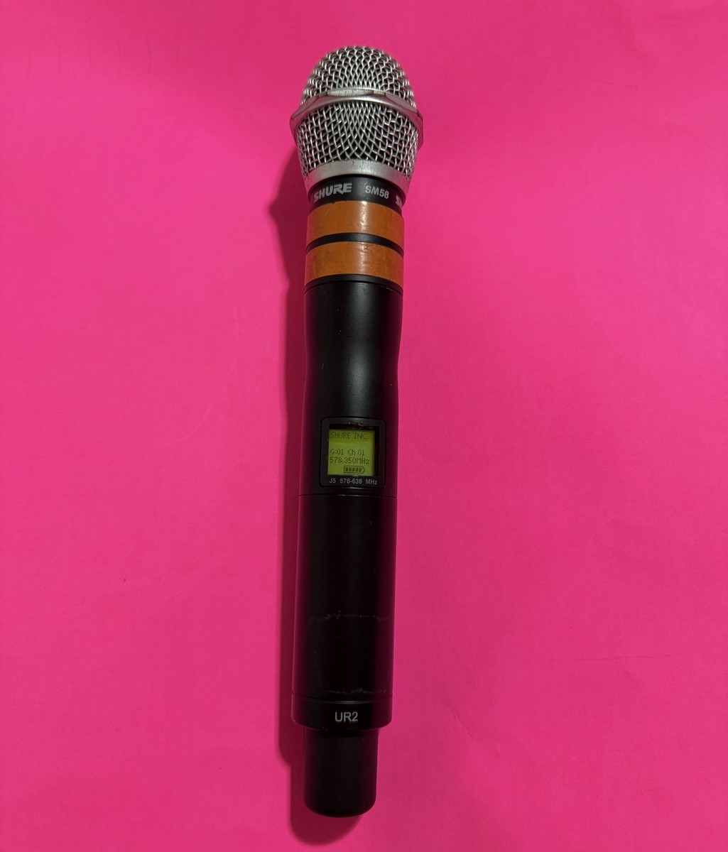 Shure UR2 J5 Wireless Transmitter Microphone 578-638MHz #B | eBay