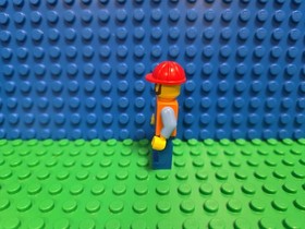 Lego Movie Frank The Foreman Minifigure tlm047 70807 CMF Lot Rare Retired HTF 