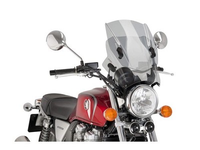 Puig verstellbare Twin Screen Windschild für Kawasaki Vulcan S Cafe (17-20)