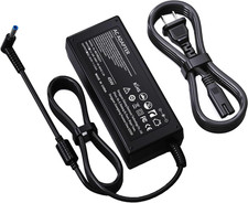 45W Laptop Charger Compatible with HP Spectre Pavilion Stream X360 and More Blue