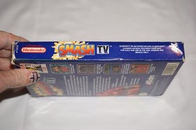 Smash Tv T.V (Nintendo NES) Completo en Caja con P&oacute;ster Reg CIB