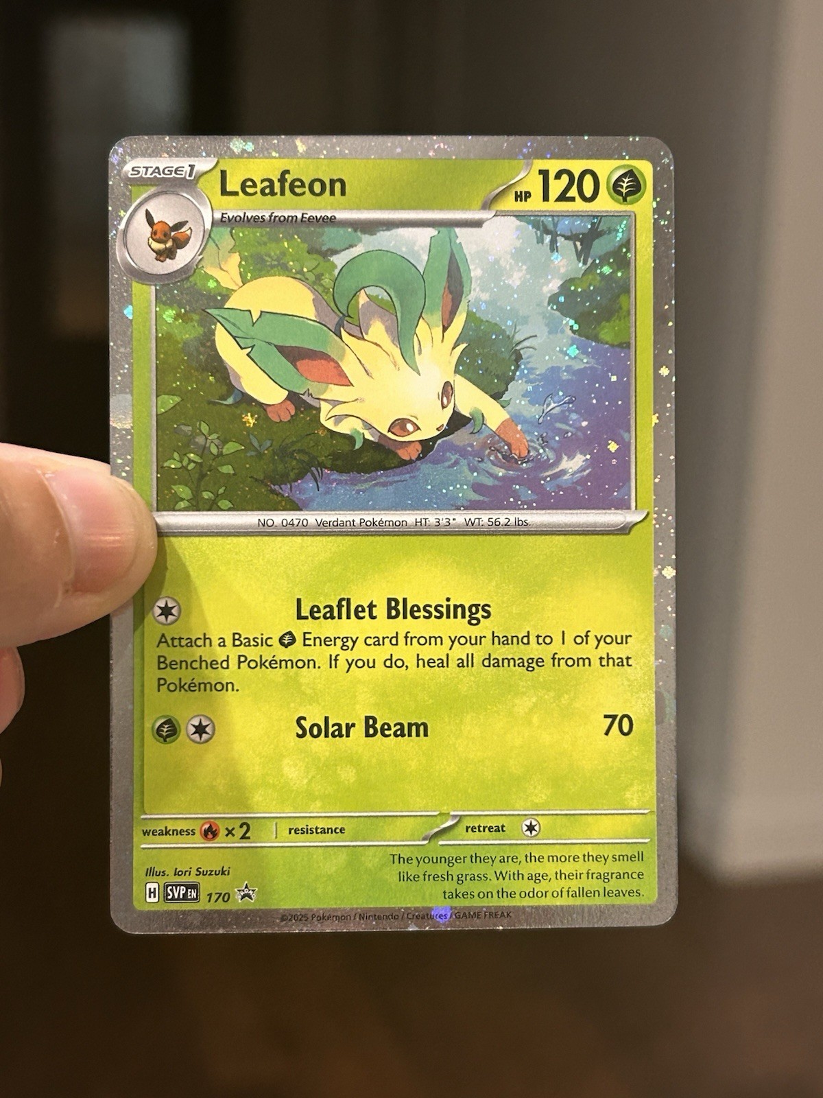 Leafeon - 170 (Cosmos Holo) 170 Sv: Scarlet & Violet Promo Cards Holo