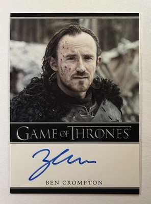RITTENHOUSE Ben Crompton as Eddison Tollett  GAME OF THRONES Autograph Auto