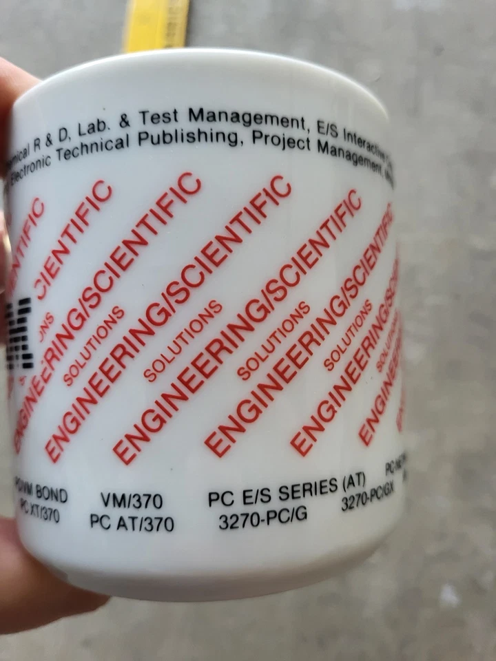 Vintage 1980s IBM Programming Engineering Mug Cup - Image 3 of 4