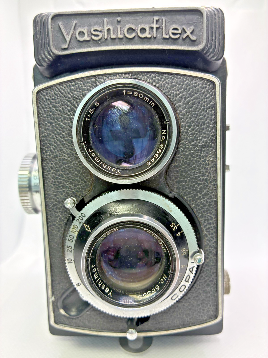 Excellent+4]▶️YASHICA YASHICAFLEX 6x6 TLR FILM CAMERA COPAL 80mm