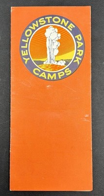 Yellowstone Park Camps 1920s promotional illustrated booklet