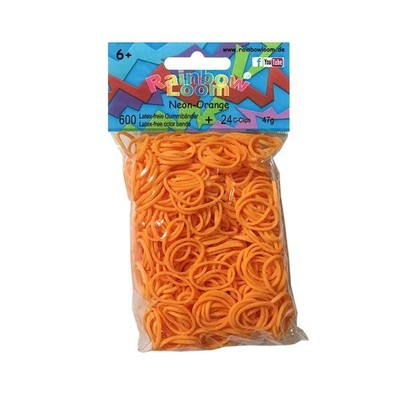 Rainbow Loom  Gummibänder Neon-Orange Original Rainbow Loom Gummibänder Neon-...