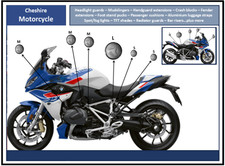 BMW R1250RS/BMW R1200RS & R Modelli 11 spine/tappi per telaio superiore 2017 - 2025