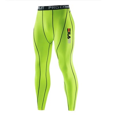 Men's Fitness Running Leggings Breathable Elastic Sports Pants Gym Summer Wear