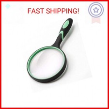 Large Magnifying Glass 5X Handheld Reading Magnifier for Seniors  Kids - 100MM