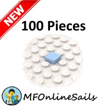 100 New Genuine LEGO 1x1 Square Tiles Piece #3070 Smooth Black Gray White Art