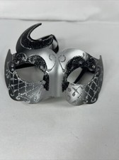 Black Classical Venetian Masquerade Mask Party Prom Mardi Gras Halloween Costume
