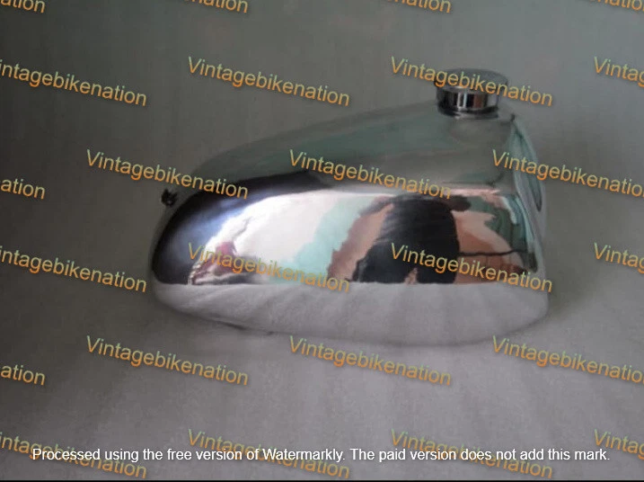 Ajuste para Suzuki RM250 RM400 1978 tanque de gasolina de aluminio Rm 250 400 78 Ahrma 1go Foto 2 de 4