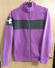 Under Armour All Season Gear Purple Zip Up Jacket Woman's Size Small EUC