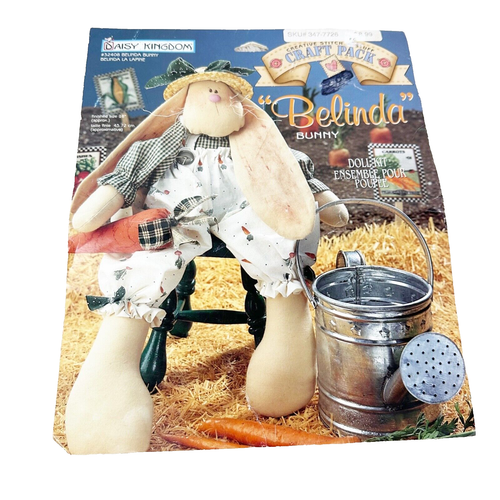 Daisy Kingdom Belinda Bunny Craft Pack Doll Kit Vintage 1996 Country