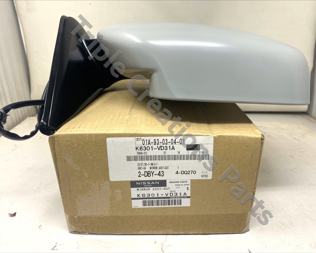 Genuine Nissan K6301-VD31A Door Mirror Assy RH K6301VD31A OEM | eBay
