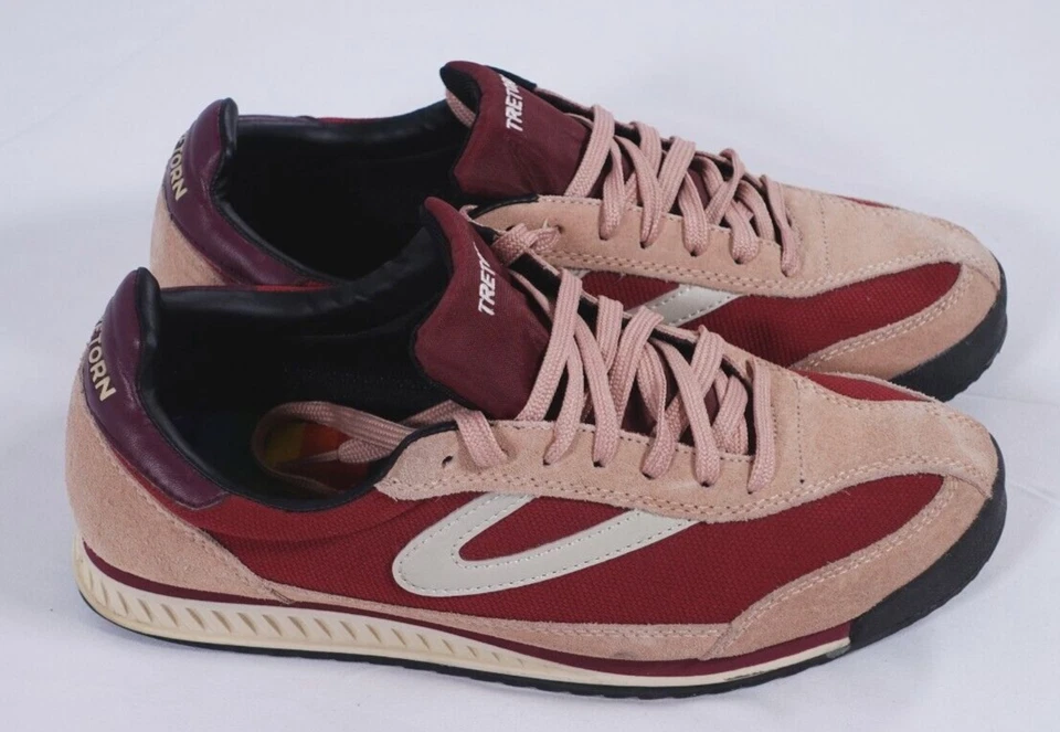 Zapatillas deportivas Tretorn para mujer talla 8M rojas Rawlins 2.0 con cordones Foto 4 de 4