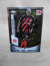 Niels Nkounkou autograph signed TC Topps Bundesliga Eintracht Frankfurt 22/23 Ch
