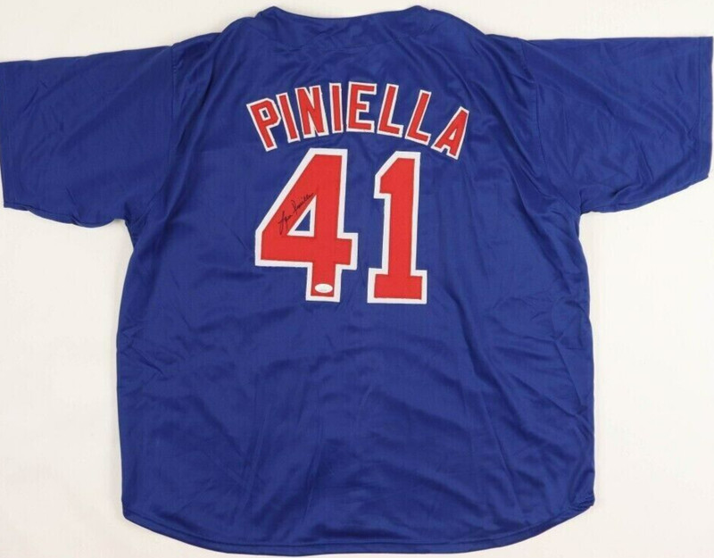 Lou Piniella Signed Chicago Cubs Jersey (JSA) Cubbie Manager 2007 / 2010