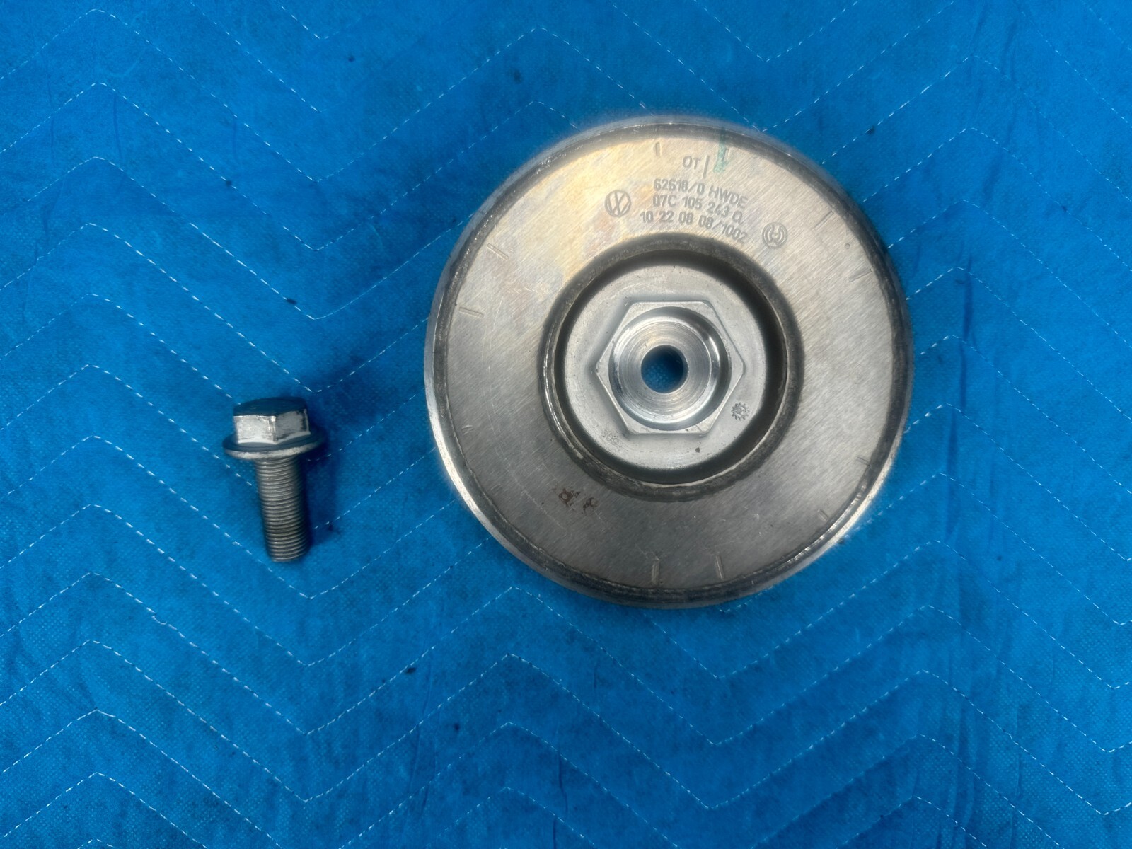 Bentley Continental Flying Spur BWR Engine Crankshaft Pulley 29k 2006-2012 OEM