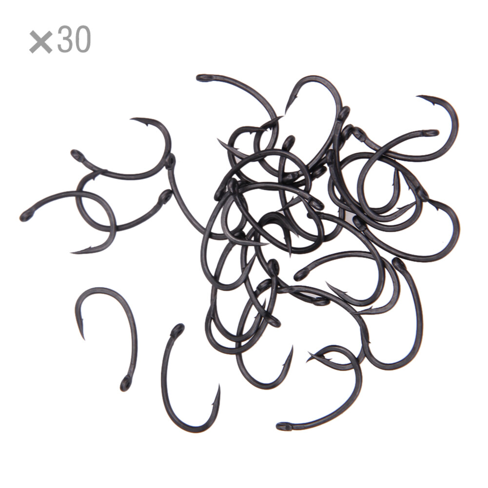 30pcs Coating Carp Hook Yn Fishing Tackles Tools for Carp Fishing OZ eBay
