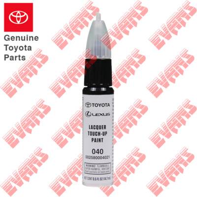 Genuine Toyota 00258-00040-21 White Touch-Up Paint Pen (.5 fl oz, 14.7 ml)