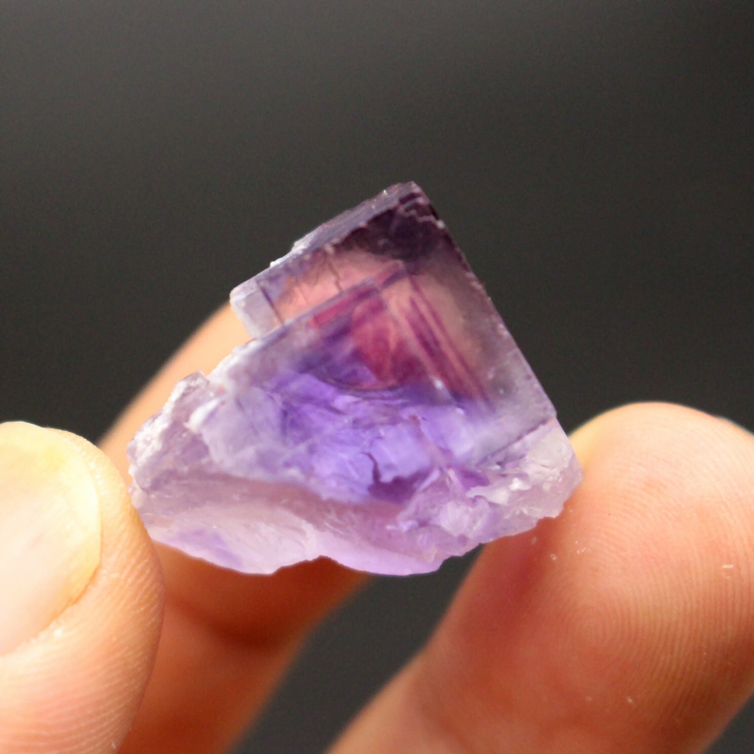 16.3g Newly discovered natural rare purple 