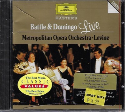 Battle & Domingo Live: Metropolitan Opera Orchestra (CD, 1989) New