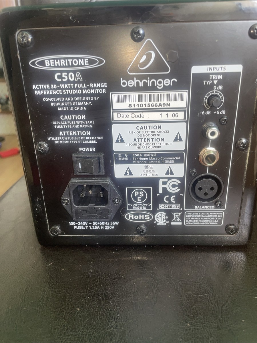 Behringer Behritone C50A アクティブスピーカー(一台) Behringer Behritone C50A アクティブスピーカー(一台) 楽器・機材