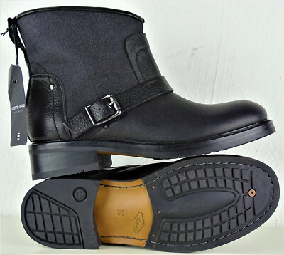 G-STAR RAW LEON BOOT Stiefelette Bootie Damen Lederboots Black Gr