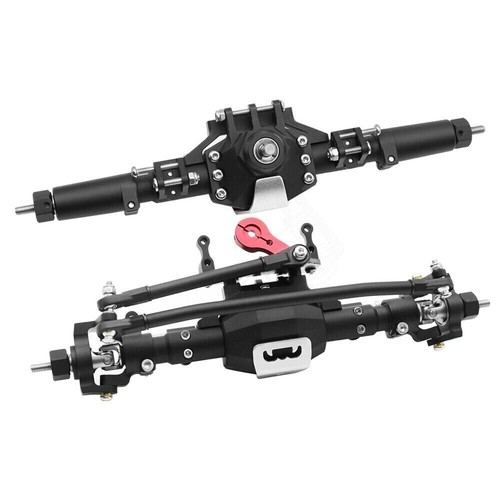 CNC Metal Front & Rear Axle for 1/10 RC Crawler Truck Axial SCX10 II 90046 90047 - Picture 25 of 29
