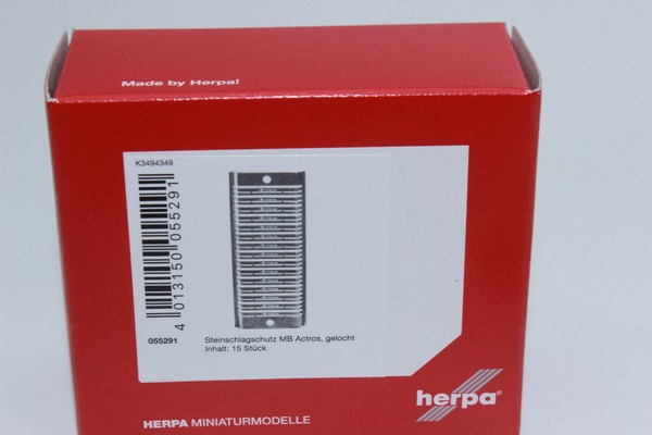 Herpa 055291 ZubehöR Steinschlagschutz Mercedes-Benz Actros Gelocht Neu 1:87 H0-image
