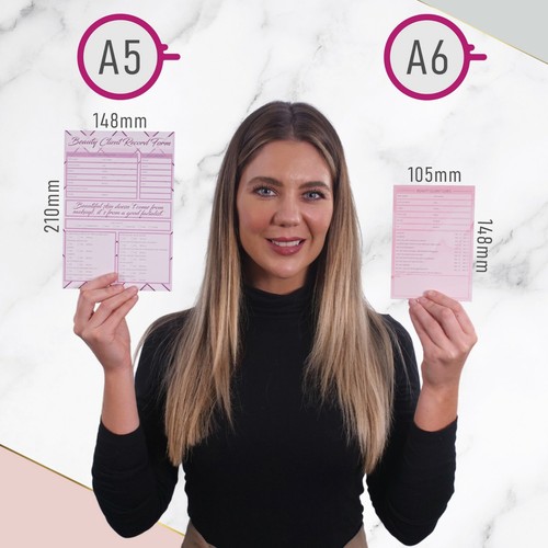 Sunbed Tanning Client Record Card GDPR Compliant PREMIUM NEW Consultation A6 - Picture 9 of 11