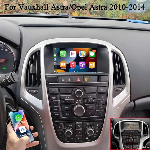 Android 14 Apple CarPlay Car Stereo Head Unit For Opel Astra J Vauxhall Astra - Picture 1 of 17