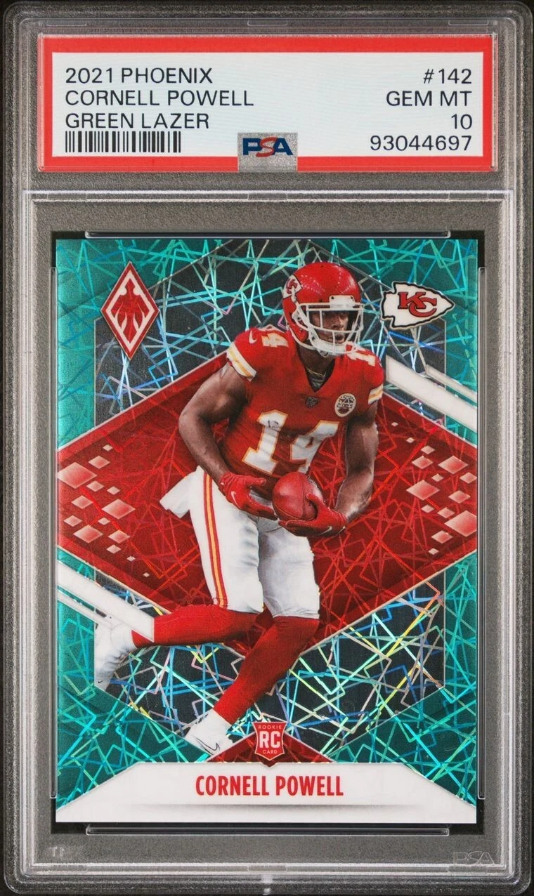 Cornell Powell Panini Phoenix #142 Green Lazer