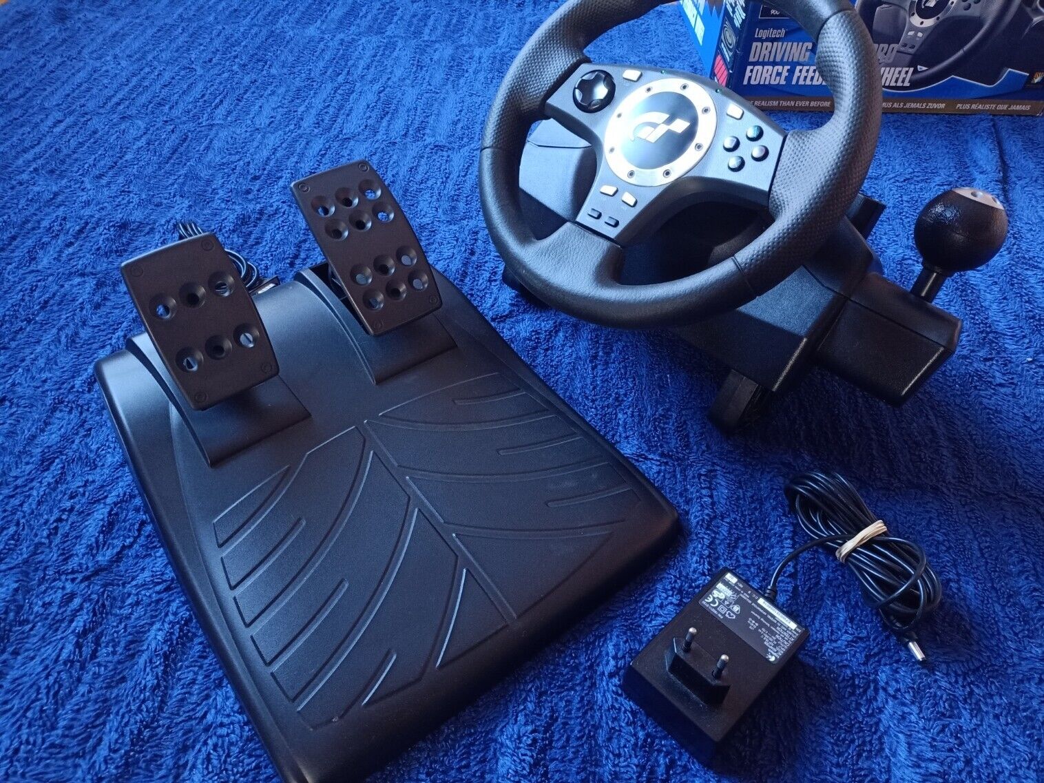 Borboleta magnética volante logitech driving force gt