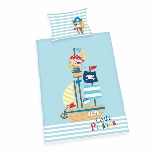 Herding Ropa De Cama Para Bebé Lara Pequeño Pirata 100 X 135 Y 40 X 60 Cm - Imagen 2 de 5