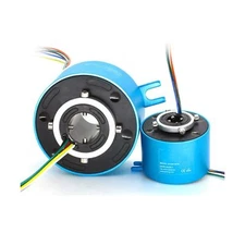 Taidacent Through Hole Conductive Rotary Slip Rings Electrical Brush Ring Rot...