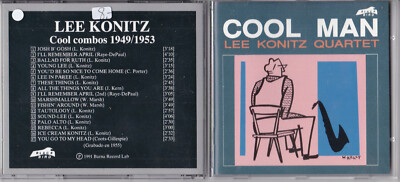 Lee Konitz Quartet -Cool Man- CD Black Bird 