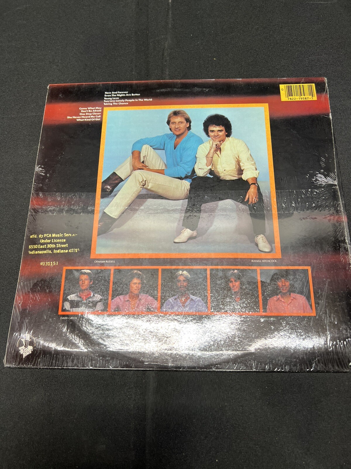 Air Supply Now And Forever LP 1982 AL 9587 NEW SEALED 78221958714