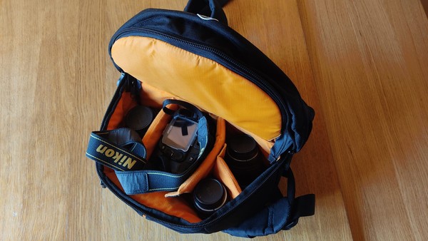 Mochila fotografía Crumpler negra, 45x34x24 cm