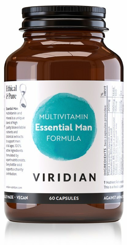 Viridian Multivitamin Essential Man Formula 60 Capsules