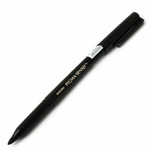 38484 Sakura Pigma Sensei 10 bolígrafo, punta de bala de 1,0 mm, tinta negra, caja de 12 - Imagen 1 de 1