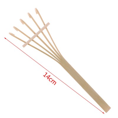 5Pcs Bamboo Zen Garden Rake Meditation Tools Home Decor Relaxation Handcraf $6