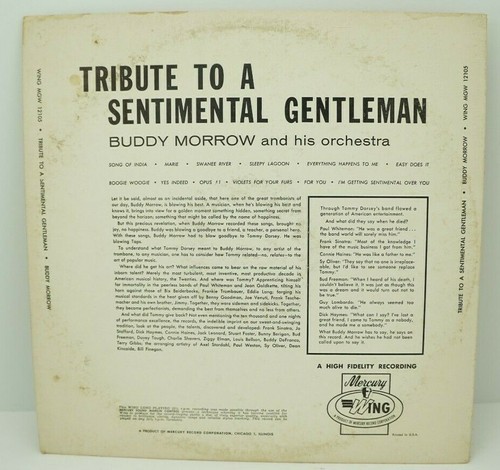 Buddy Morrow and His Golden Posaune Vinyl LP Album Hommage an Tommy Dorsey - Bild 2 von 5