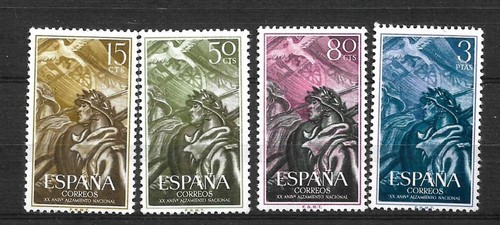 spanien 1956 edifil 1187/190 ** mnh - 18/14