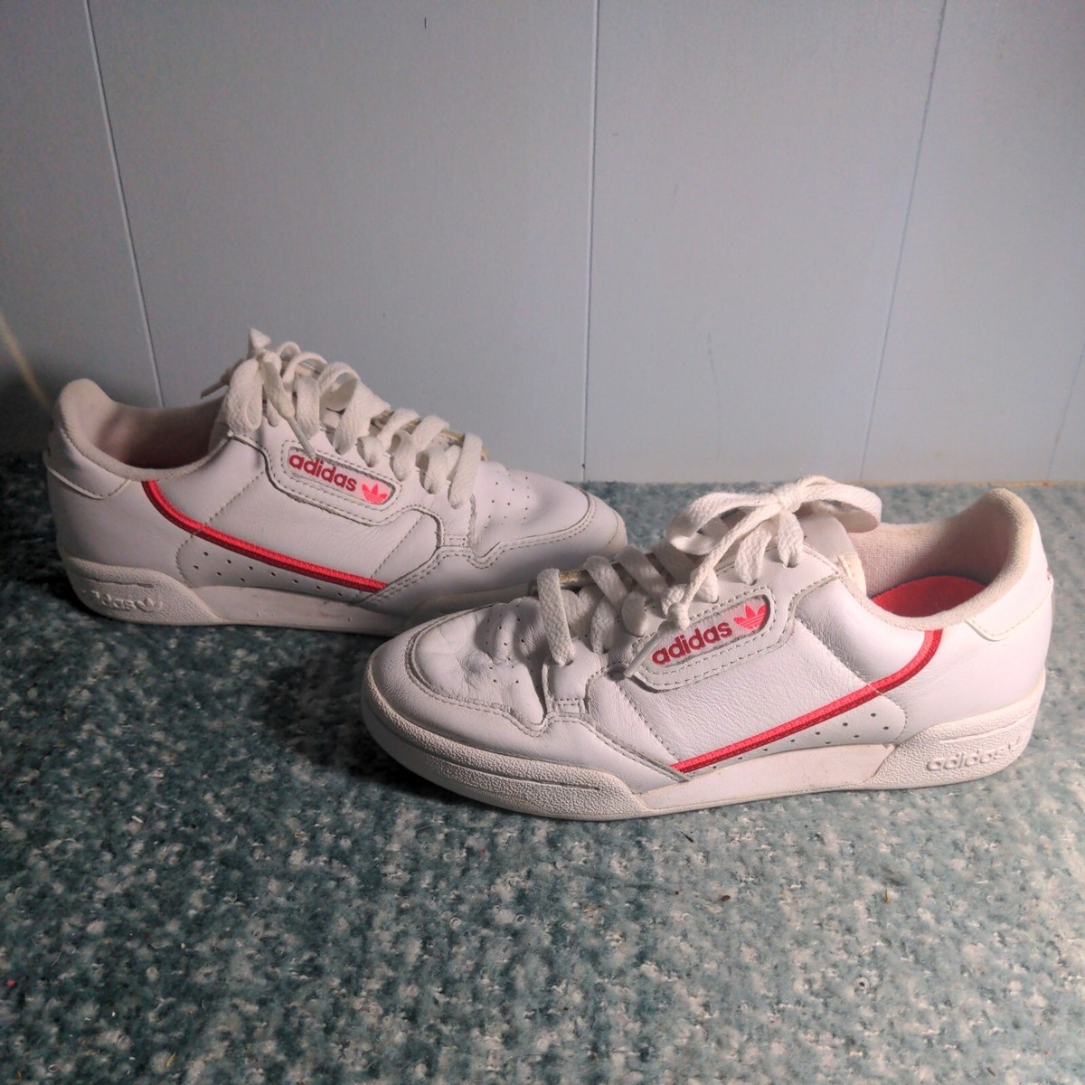 Adidas Continental 80 Women's White, Red, Pink Size