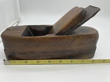 ANTIQUE VINTAGE SANDUSKY TOOL CO. WOOD PLANE TOOL COFFIN STYLE OGONTZ TOOL CO.