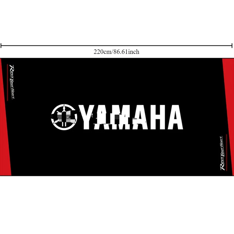 Alfombrilla antideslizante para garaje de motocicleta para taller YAMAHA alfombrilla plegable Foto 3 de 4